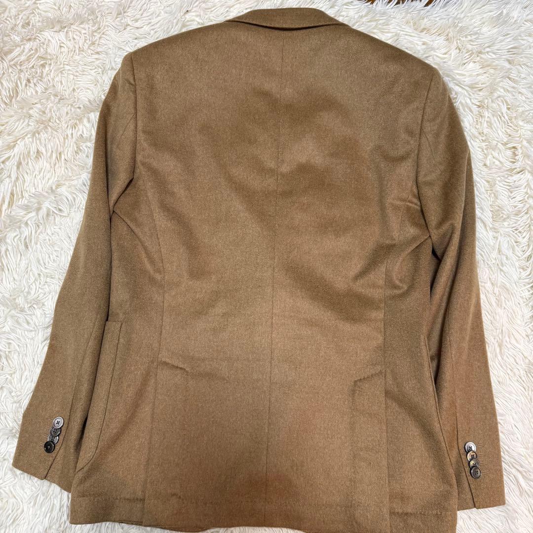 ヒューゴボス カシミヤ100% テーラードジャケット　キャメル　コロンボ社
