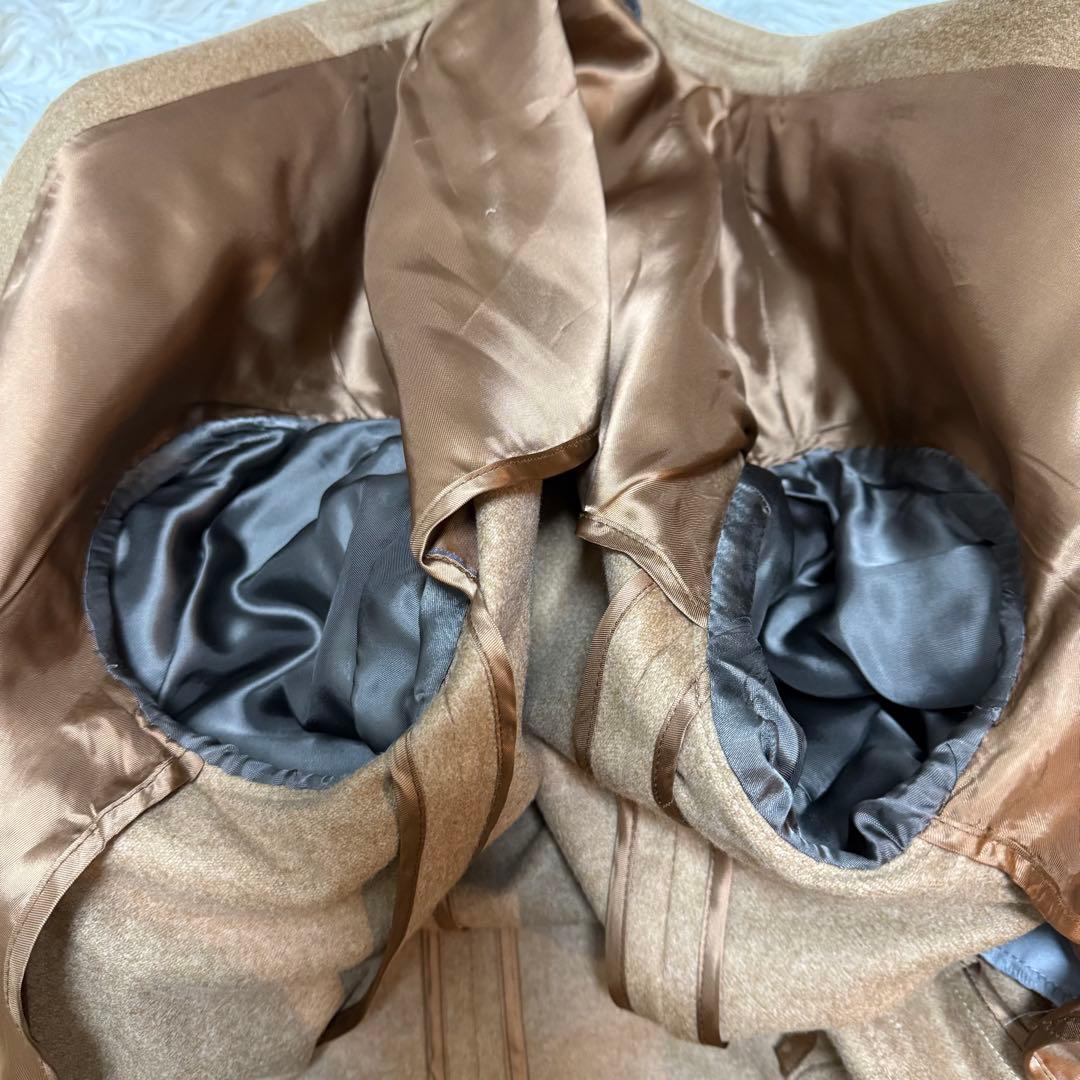 ヒューゴボス カシミヤ100% テーラードジャケット　キャメル　コロンボ社