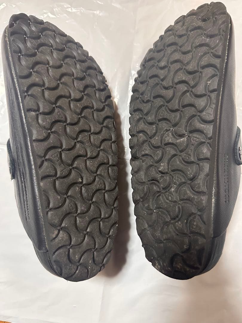 BIRKENSTOCK ブラック サボサンダル 38