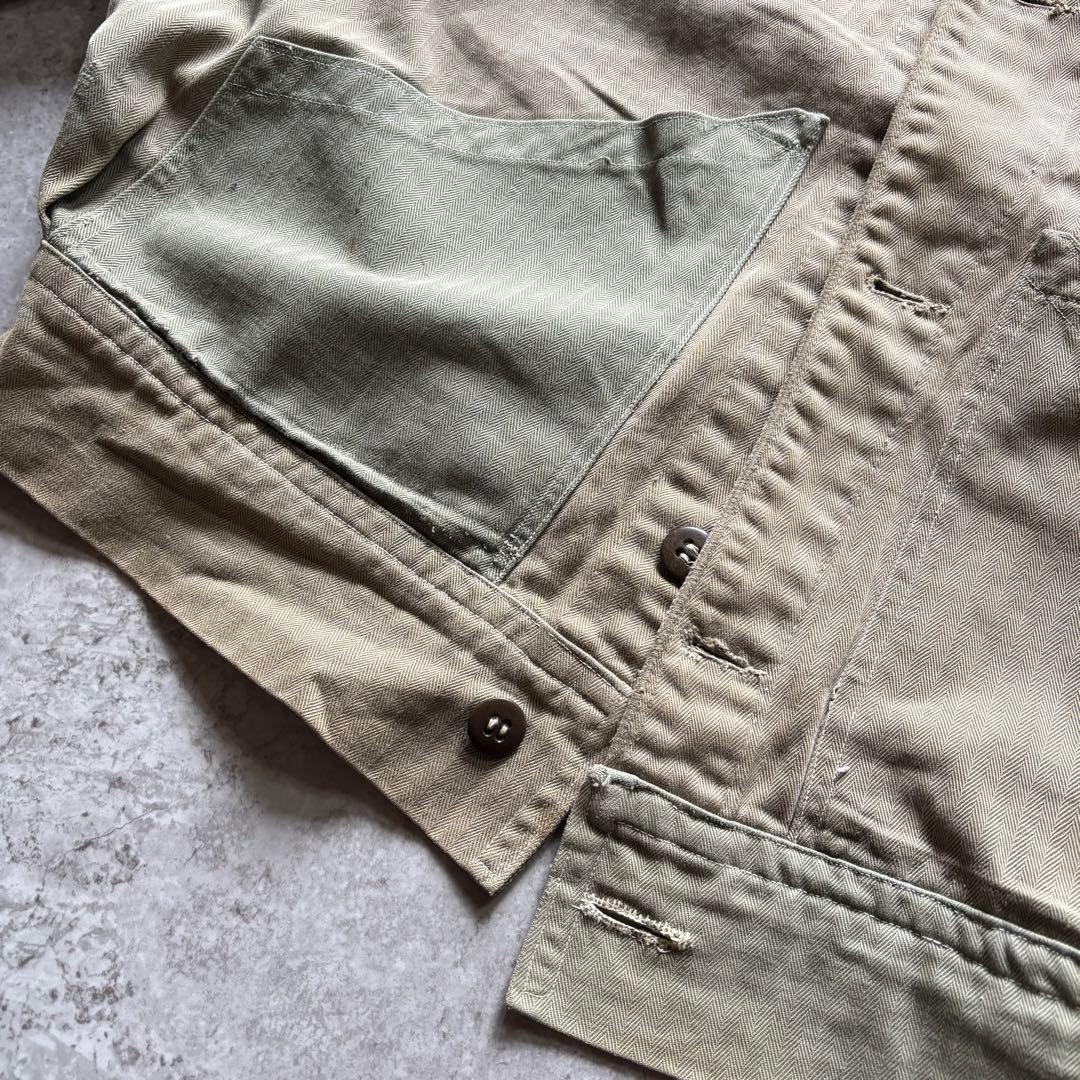 スペシャル40s USMC P-41 P41 当時カスタム HBT ツートン襤褸