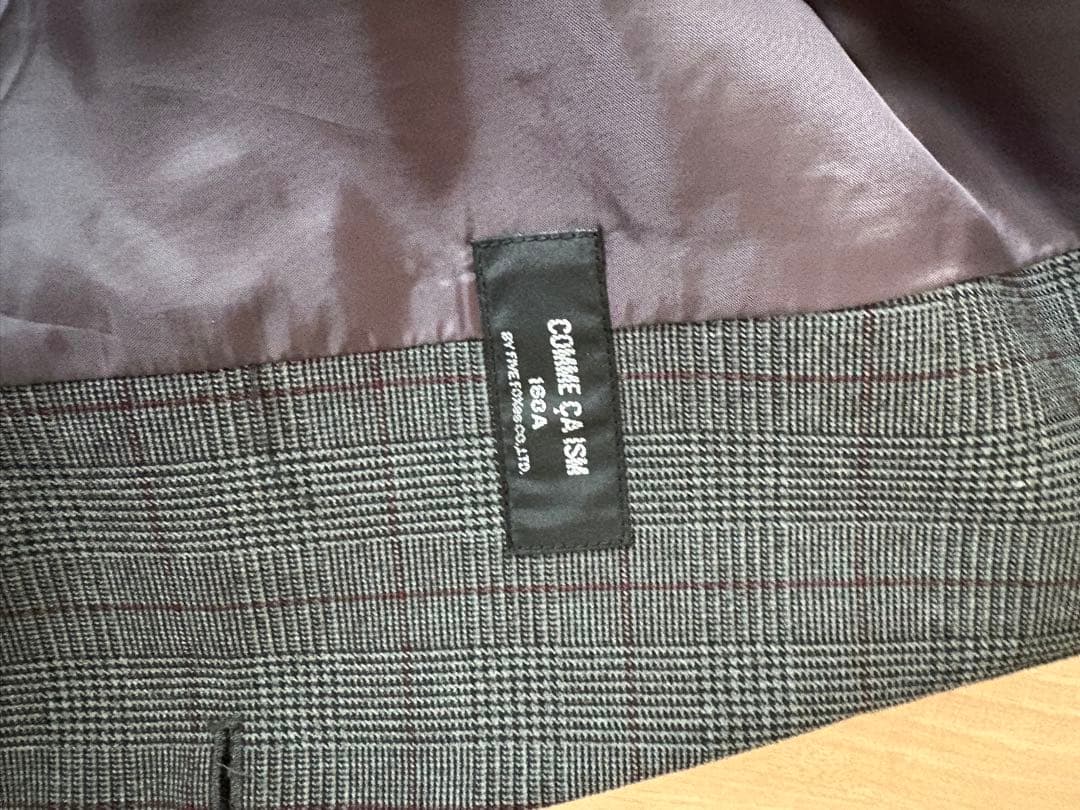 コムサイズム 160A 男子スーツセット ベストネクタイ4点 発表会卒業式