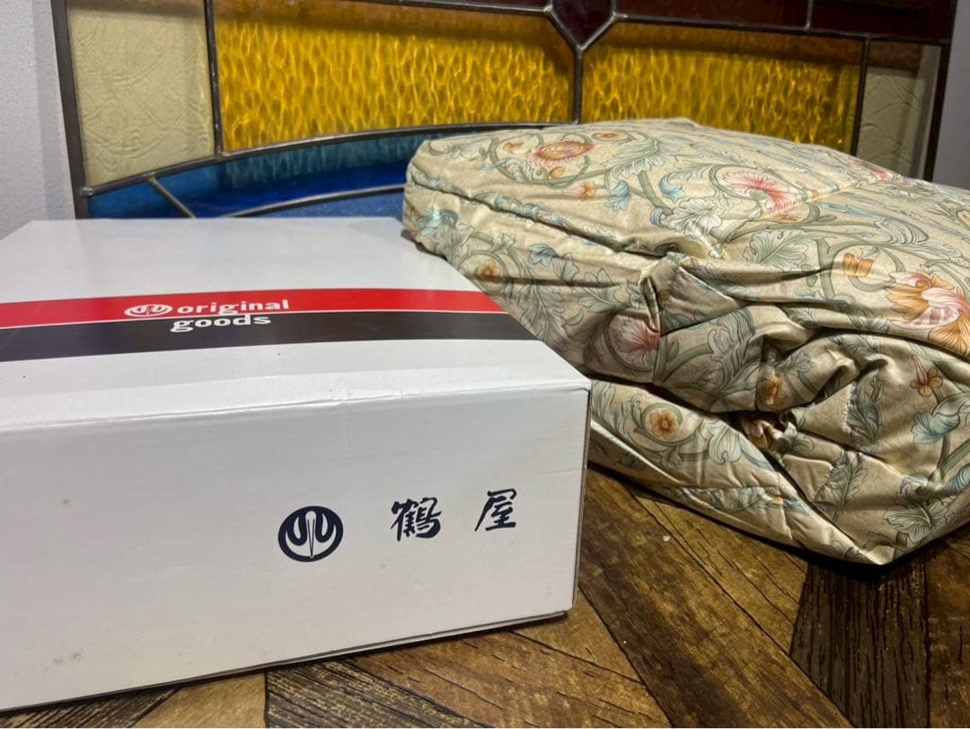 く*ち様 未使用 羽毛布団 ホワイトダウン ロマンス小杉 ダウン90% 寝具