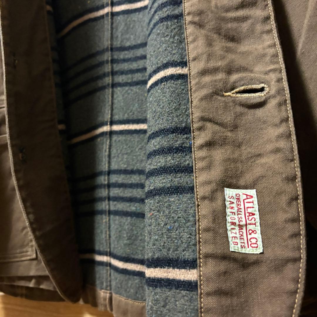 ALLAST & CO ブラウンダックカバーオールサイズ40 Mサイズ