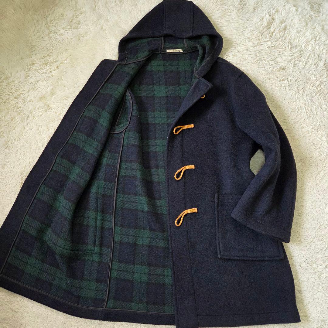 美品 モンゴメリー ダッフルコート チベット サイズ XL 相当 ダークネイビー