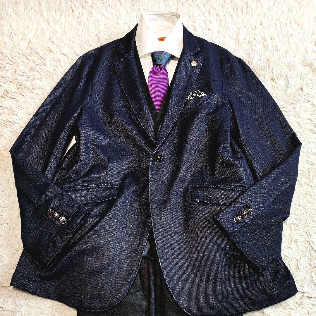【専用】MEN'S BIGI デニム セットアップ スリーピース ジレ ベスト