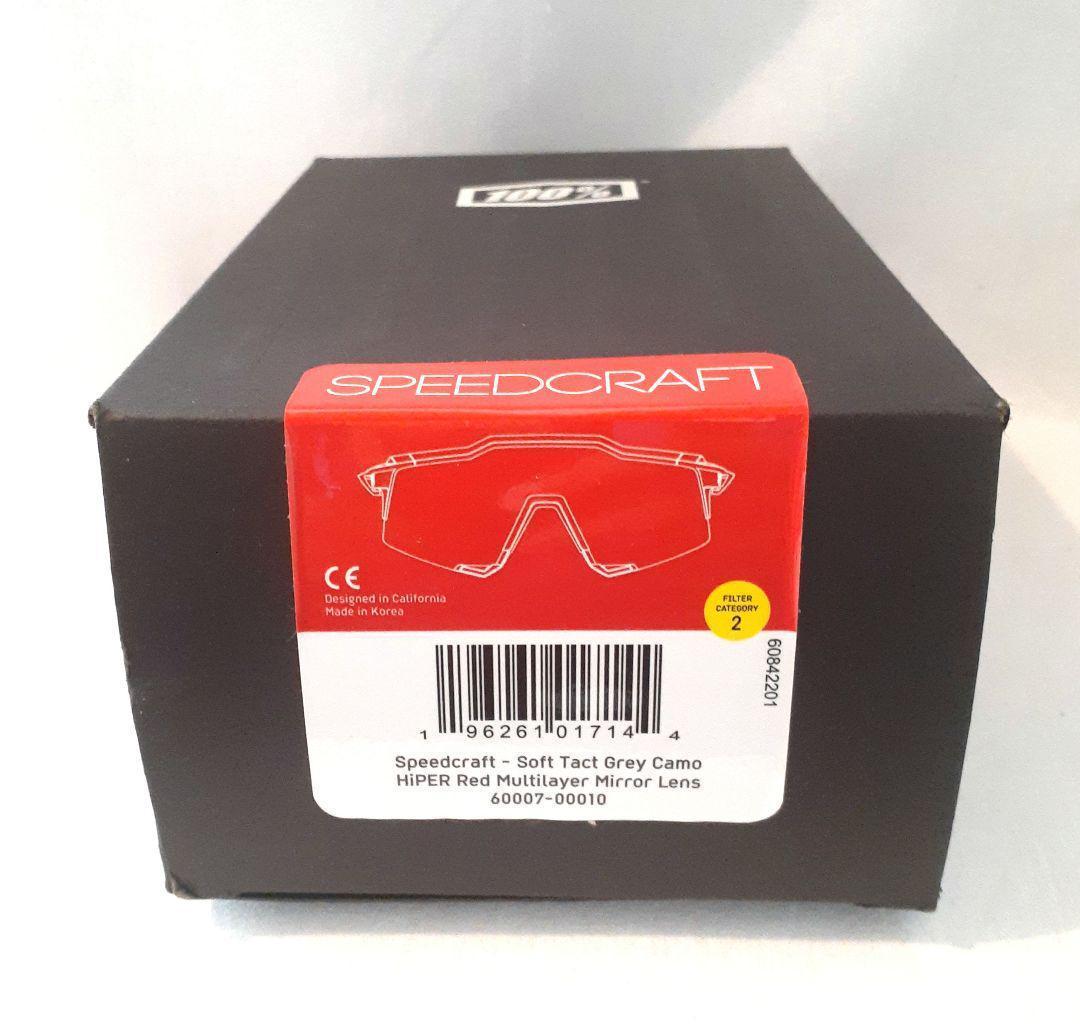 100% SPEEDCRAFT Grey Camo ワンハンドレッド サングラス