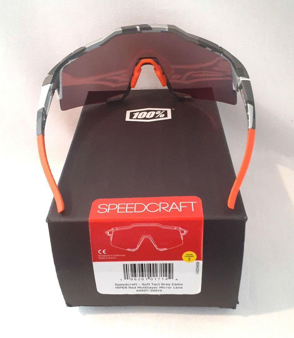 100% SPEEDCRAFT Grey Camo ワンハンドレッド サングラス
