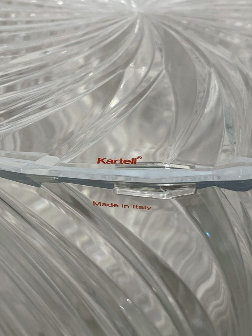 Kartell Sparkle スツール クリスタル 吉岡徳仁 イタリア