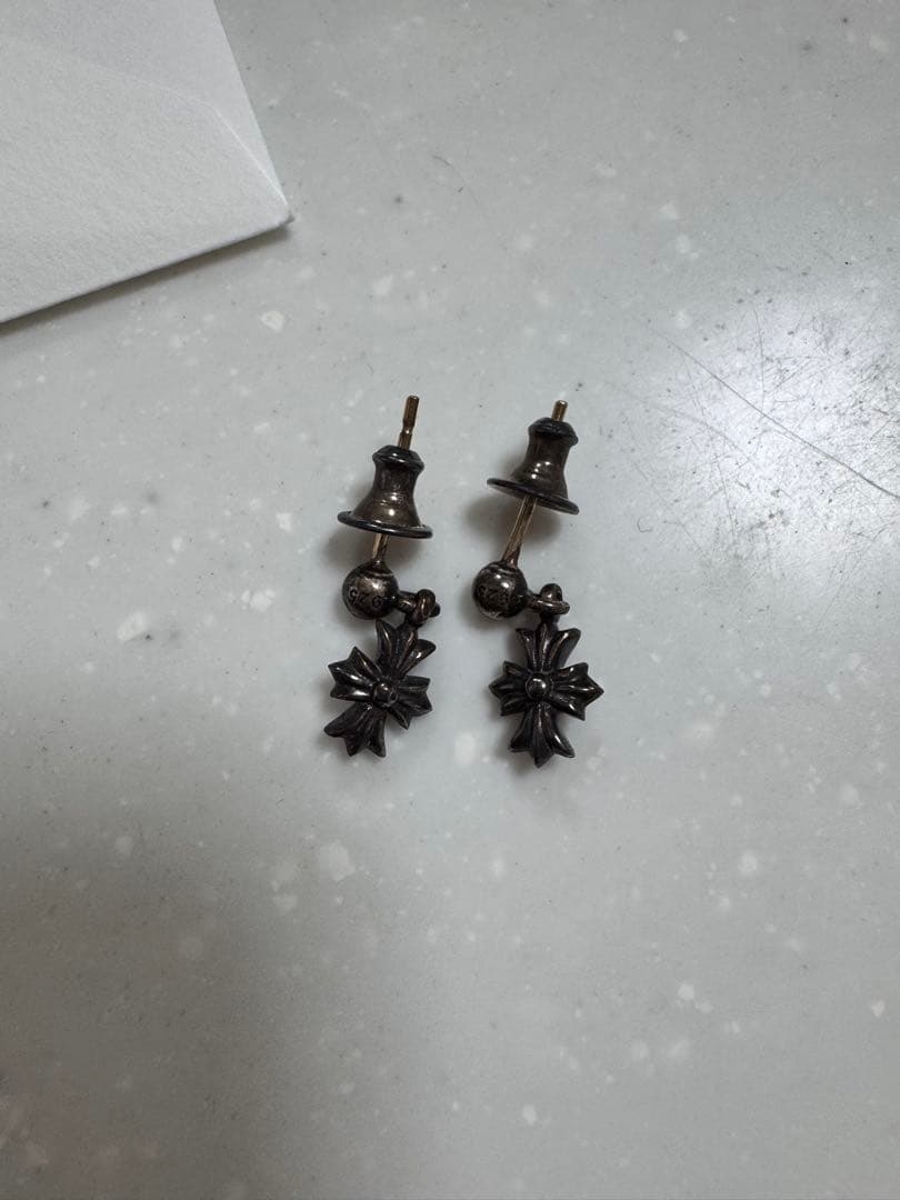Chrome Hearts タイニー　ドロップ　ピアス　2個