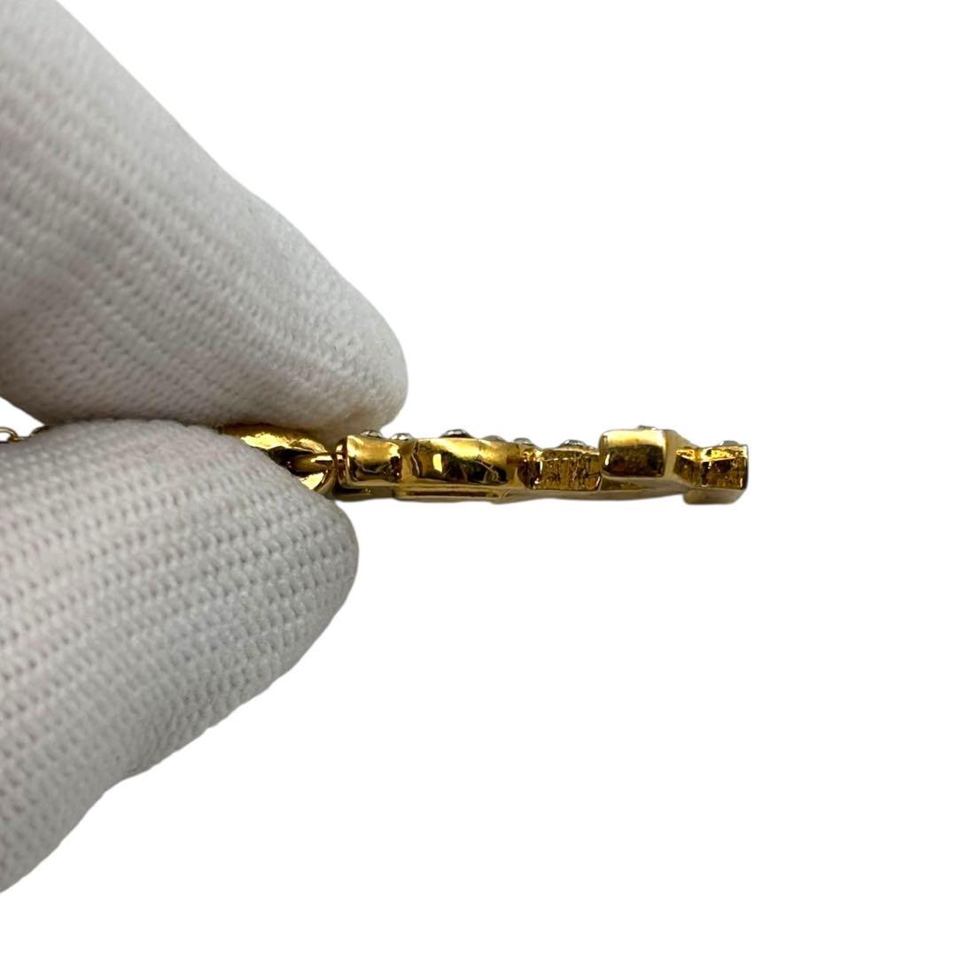 美品◎ イヴサンローラン YSL ビジュー ストーン ネックレス ペンダント