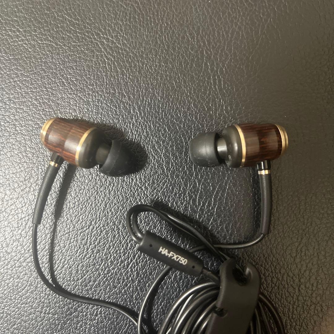 JVC HA-FX750 WOODシリーズ カナル型イヤホン ハイレゾ音源対応