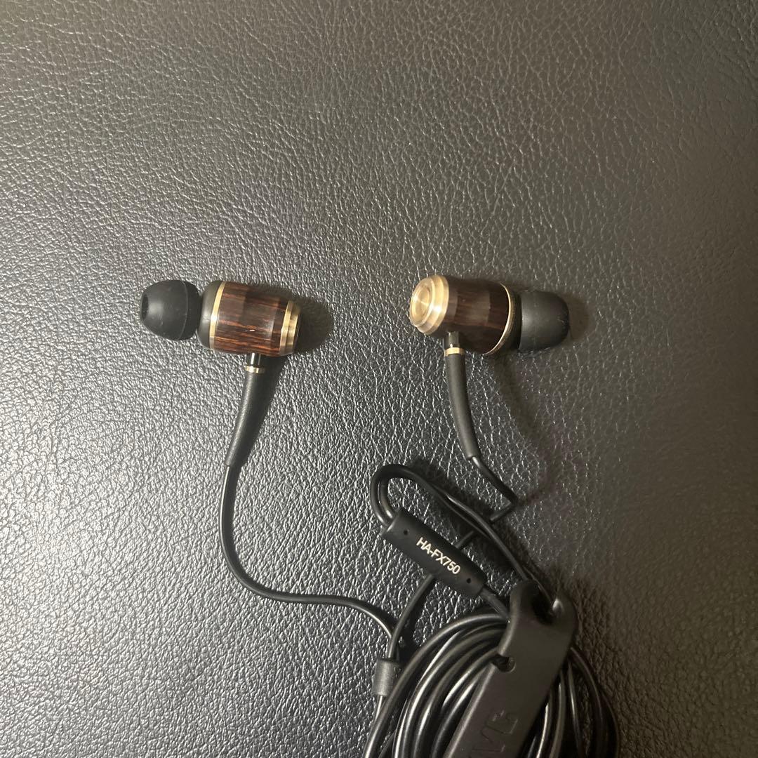 JVC HA-FX750 WOODシリーズ カナル型イヤホン ハイレゾ音源対応