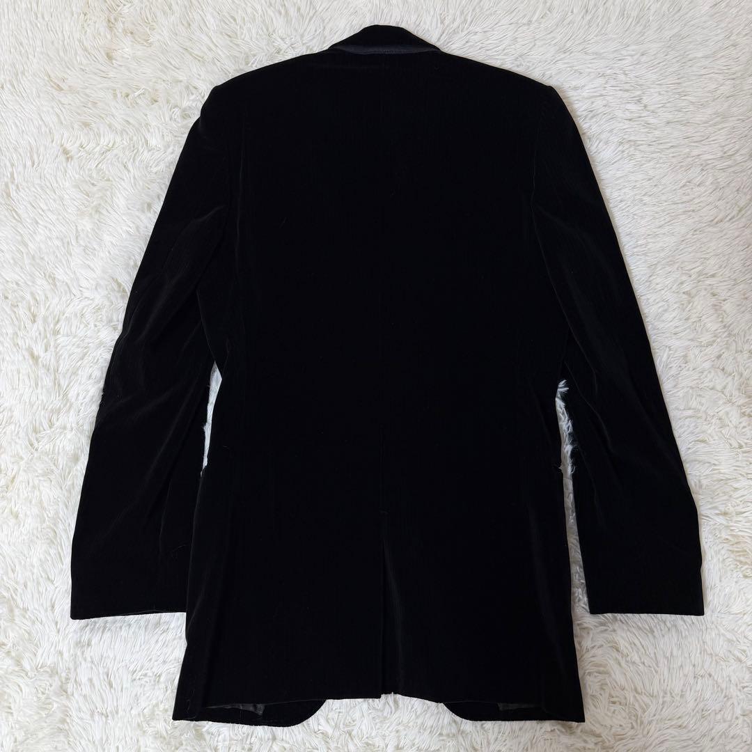 DOLCE&GABBANA ドルガバ テーラードジャケット ベロア ストライプ