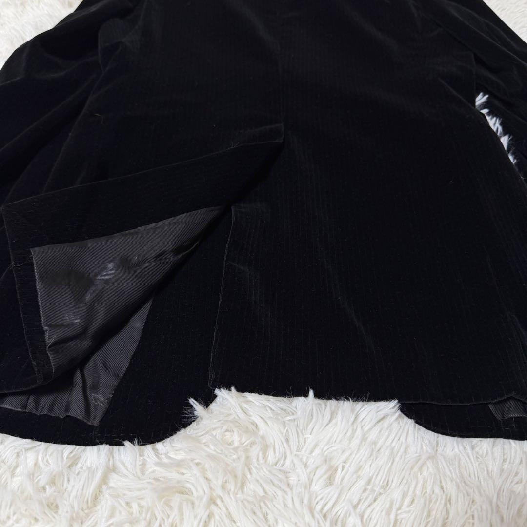 DOLCE&GABBANA ドルガバ テーラードジャケット ベロア ストライプ