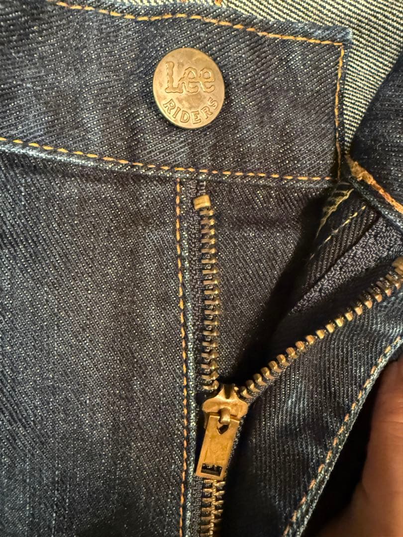 LEE ストレートデニム　インディゴ　XL サイド黒タグ
