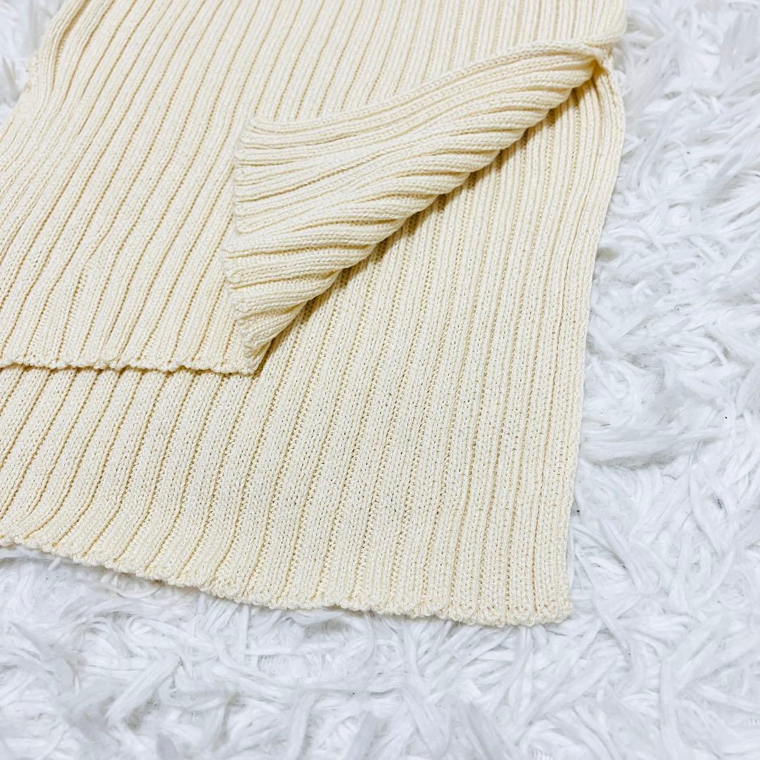 美品✨セリーヌ フィービー期 サマーニットワンピース　ノースリーブ アイボリー