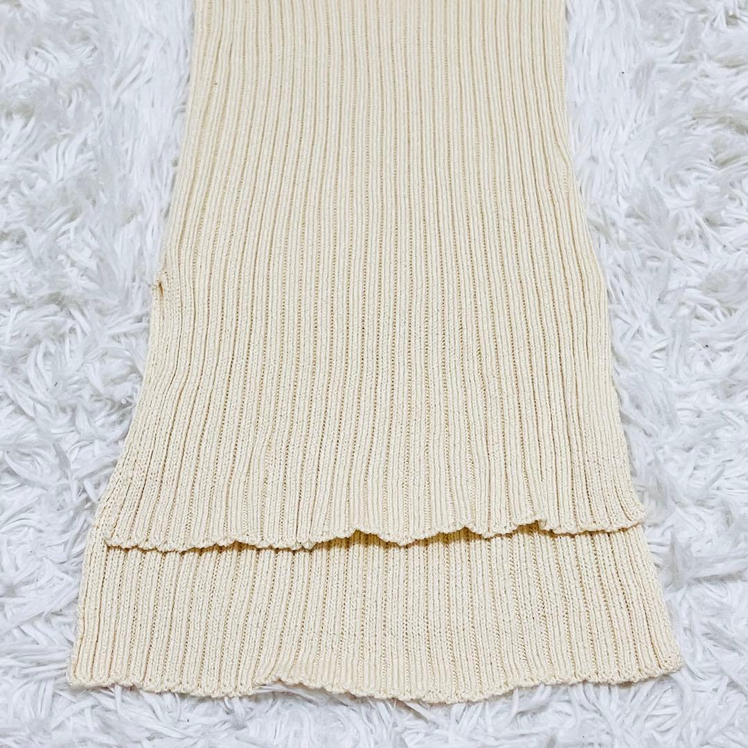 美品✨セリーヌ フィービー期 サマーニットワンピース　ノースリーブ アイボリー