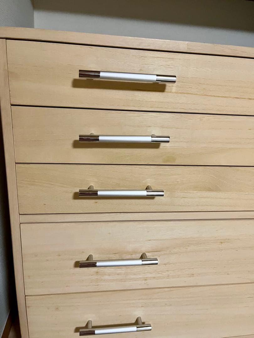 桐　5段チェスト　送料無料