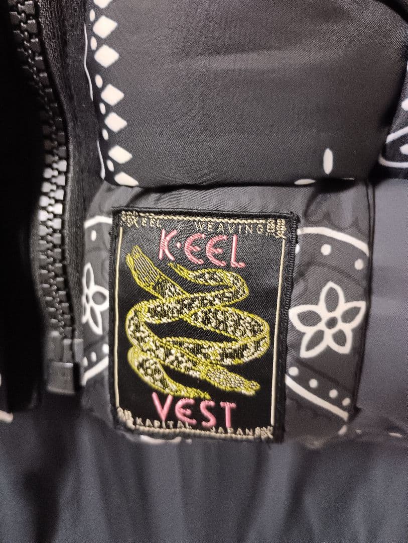 コグマ　キャピタル　K-CEEL バンダナ柄 ベスト　訳あり