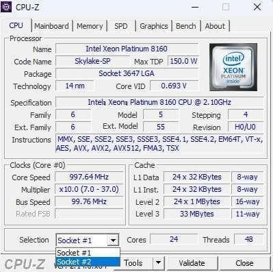 T7820 XEON Platinum 8160 2基/SSD512GB HDD