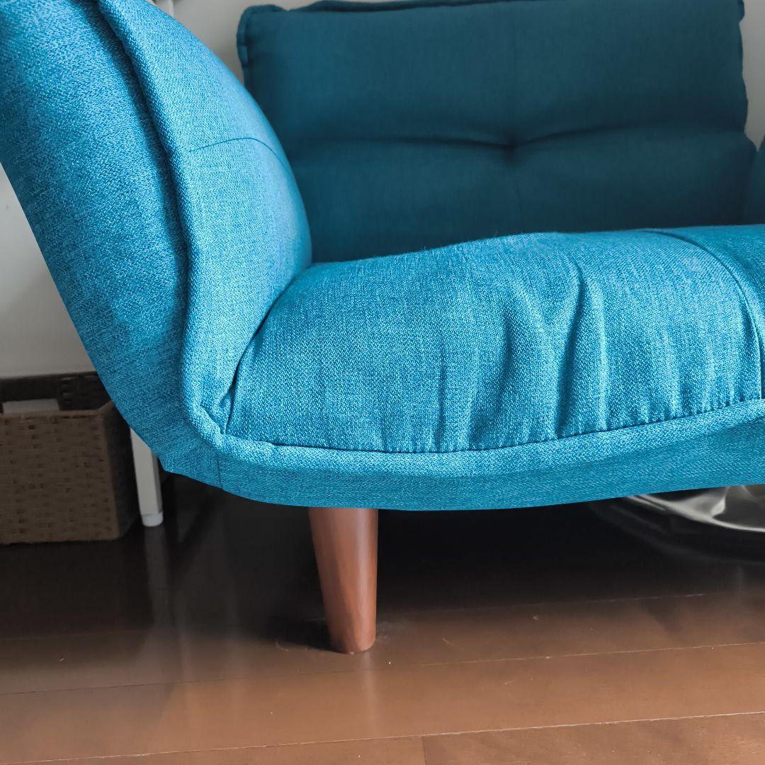 1人掛け ソファ カウチ シングル 日本製 5段階リクライニング「ＫＡＮ」