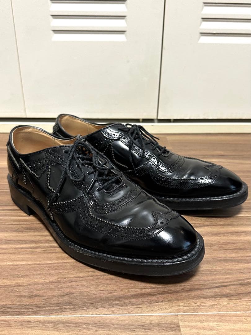 最終お値下げ！mr.bathing ape別注　REGALウイングチップシューズ