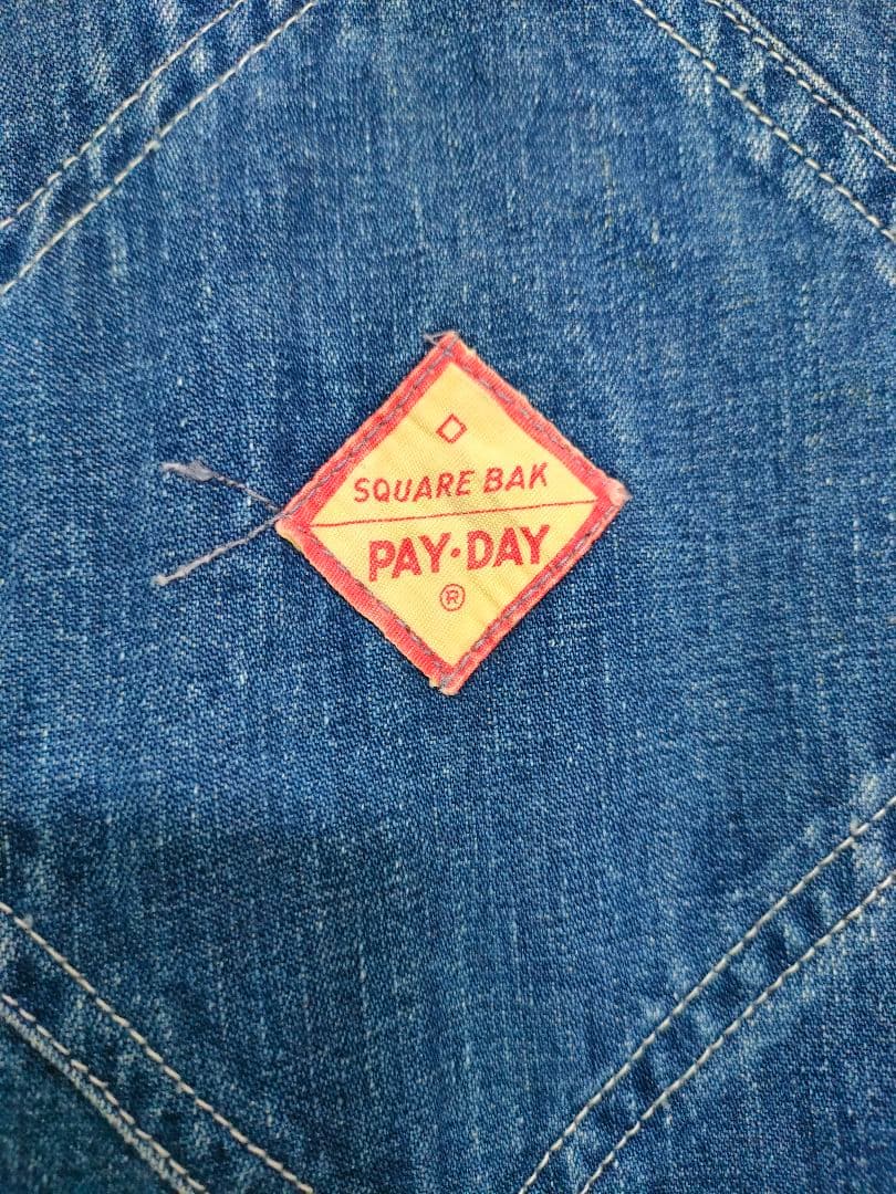 G*M様 PAY-DAY デニムオーバーオール 50's ビンテージデニム