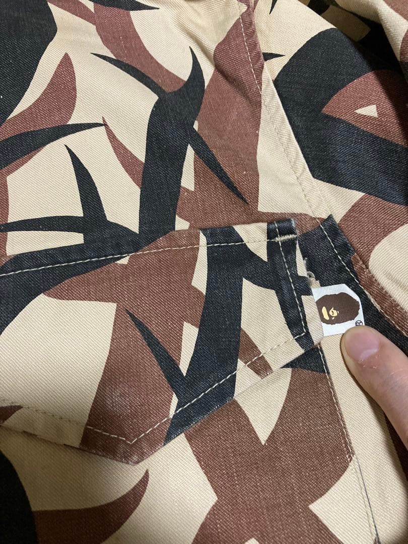 APE トライバルカモ M-65 フィールドジャケット M 迷彩 エイプ