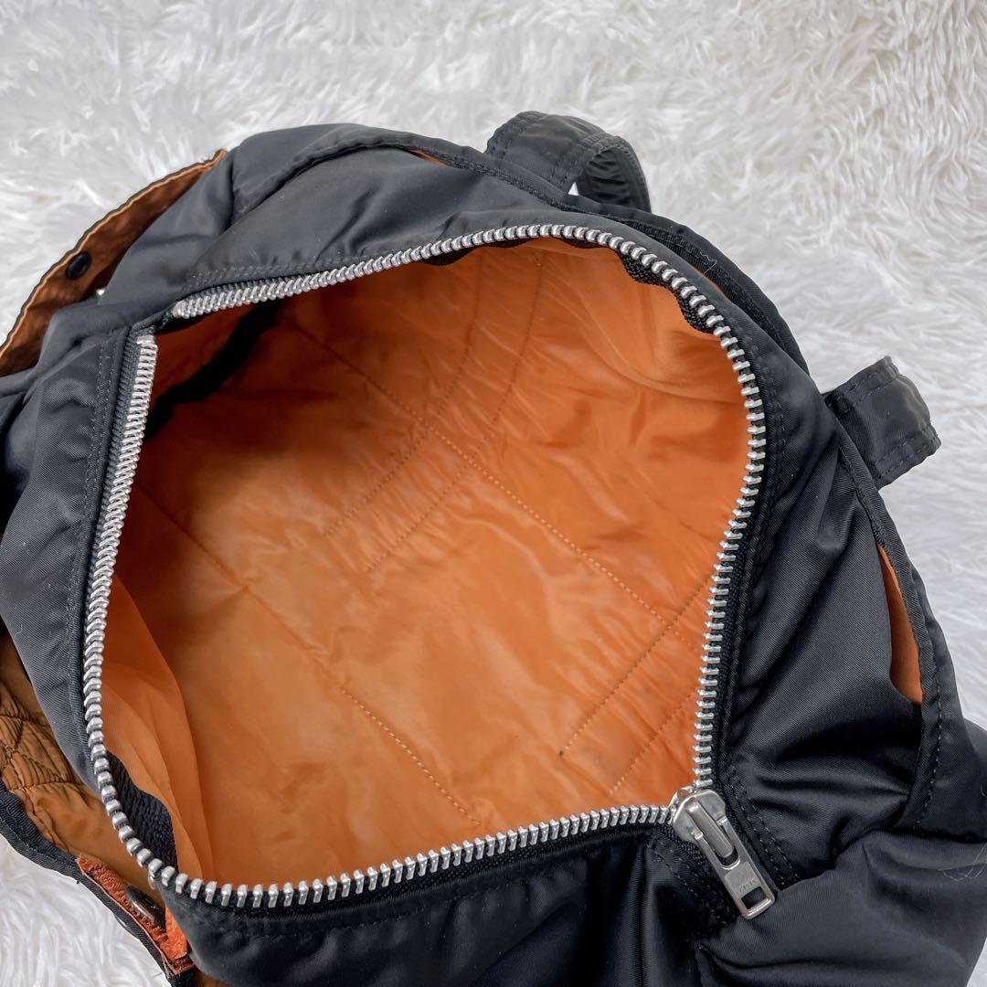 【美品】PORTER ダッフルバッグ Lボストン 筒型 タンカー 黒 吉田カバン