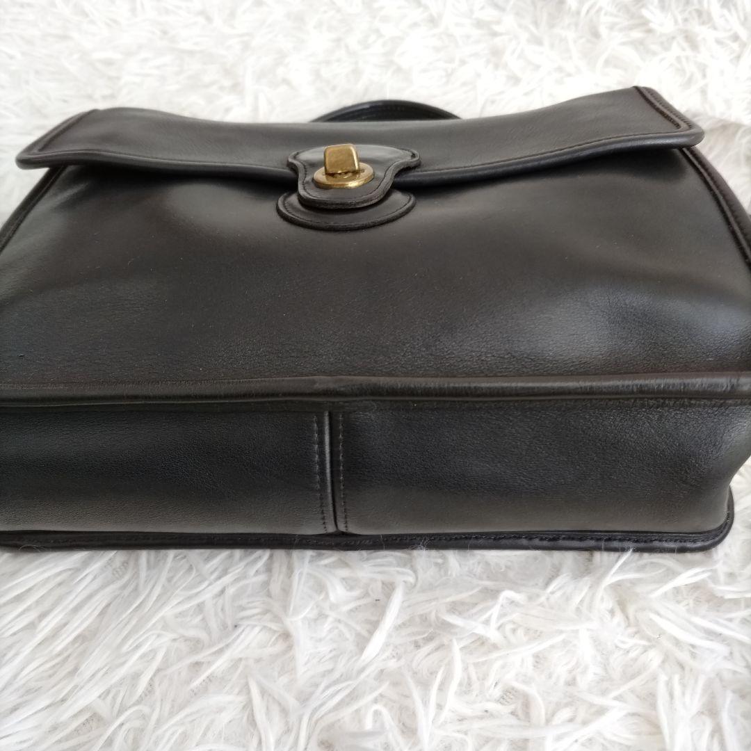 オールドコーチ　9927 ウィリス　ブラック　黒　 レザー ショルダーバッグ