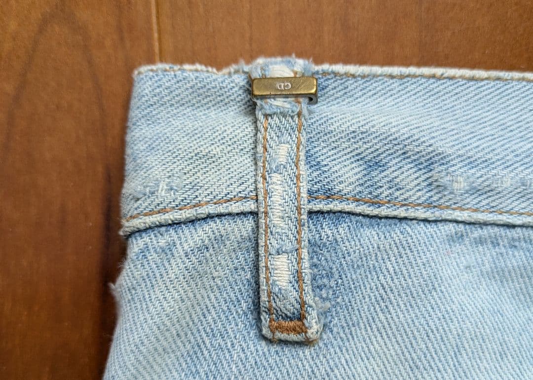 DiorHomme archive【エディ期】【28】ダメージ加工デニム