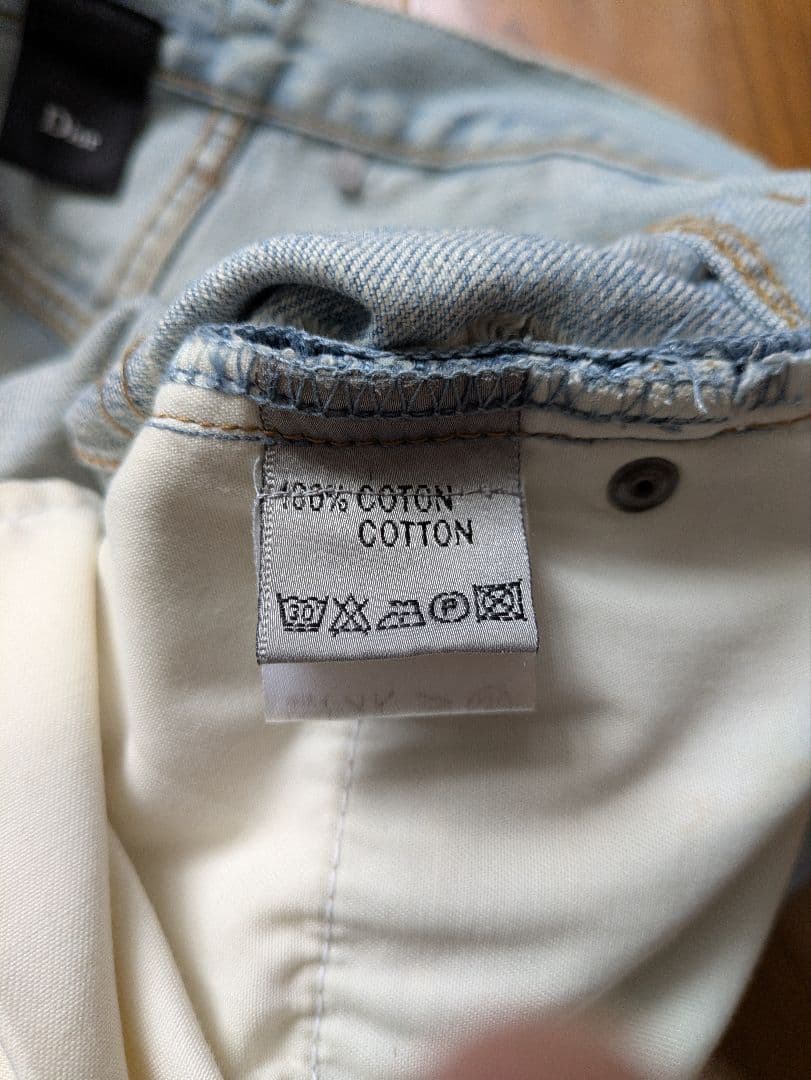 DiorHomme archive【エディ期】【28】ダメージ加工デニム