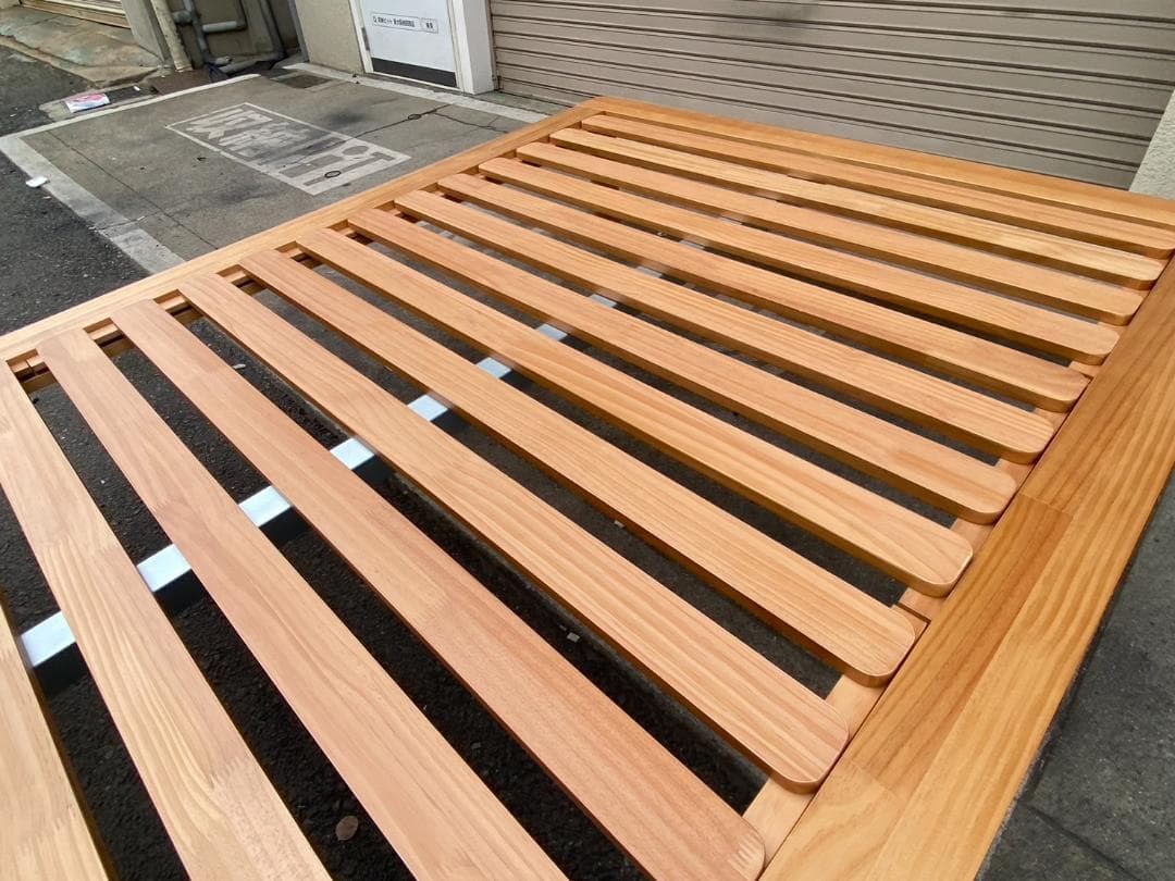 A434◆コアラ「ミライカスタム」ダブルベッドフレーム