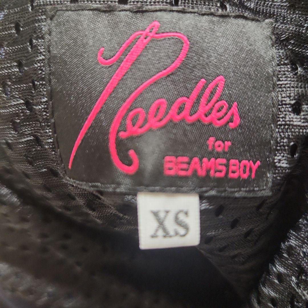NEEDLES　完売　BEAMS BOY トラックパンツ　ネイビー　ニードルス