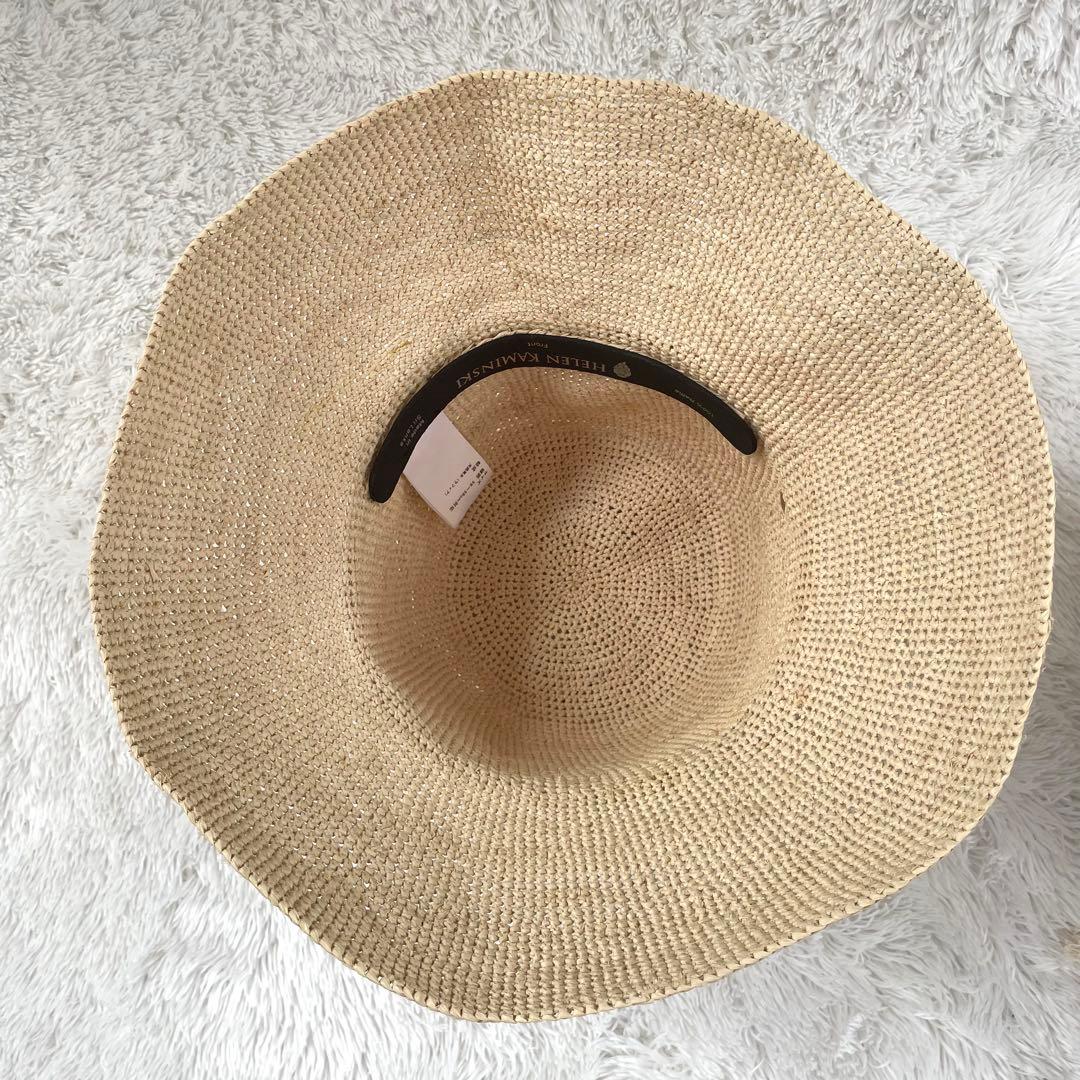 ヘレンカミンスキー✨ラフィアハット✨麦わら帽子　プロヴァンス10 ナチュラル