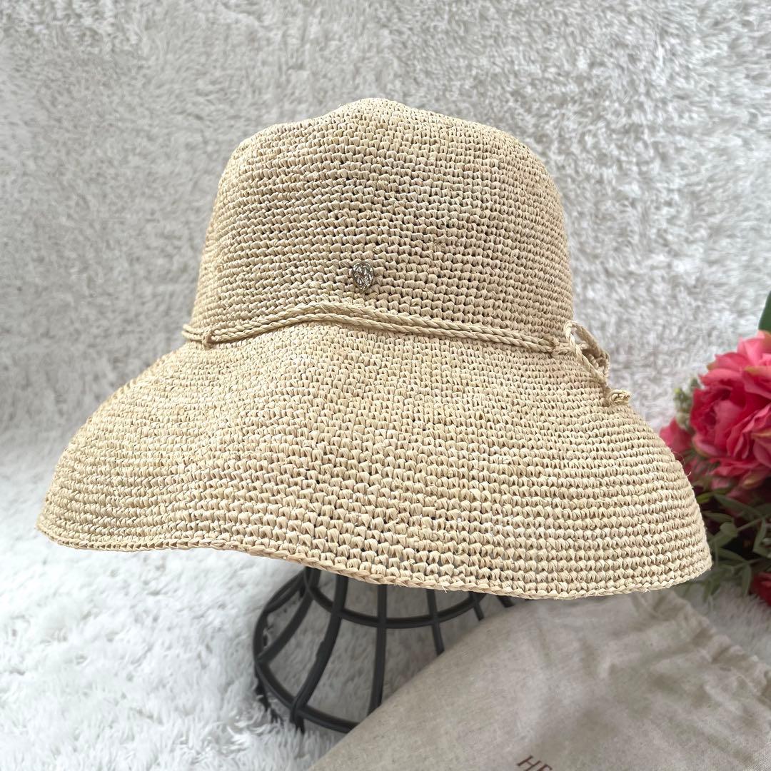 ヘレンカミンスキー✨ラフィアハット✨麦わら帽子　プロヴァンス10 ナチュラル