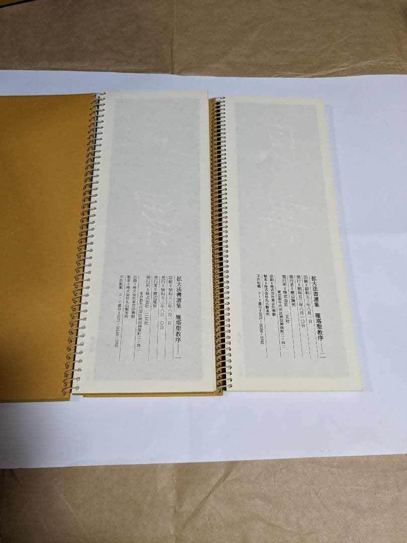 拡大法書選集５種類合計12冊