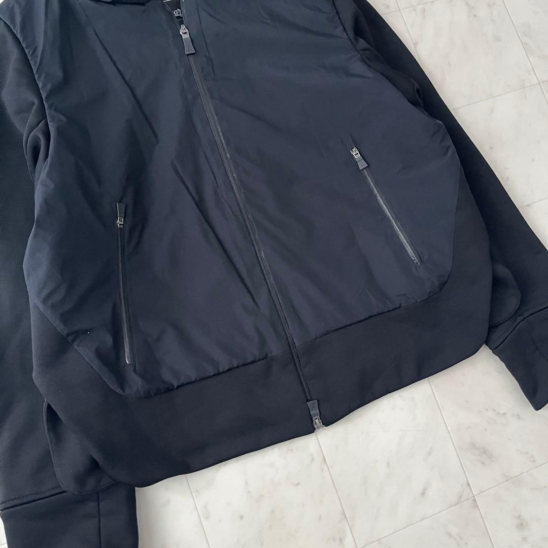 美品♡ヘルノ ラミナー ブルゾン 2way フード 大きいサイズ XL ブラック