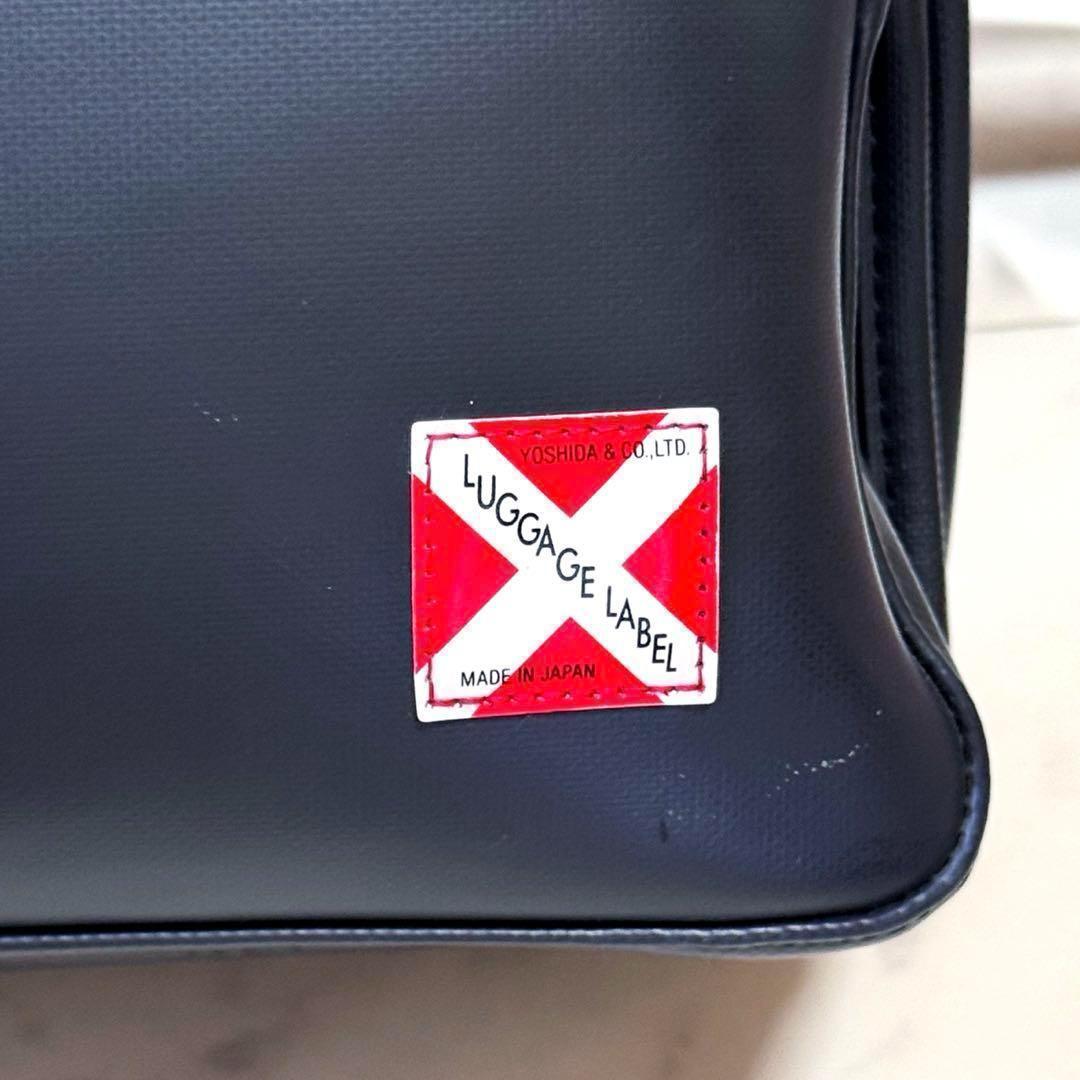 【良品】ラゲッジレーベル ライナー ショルダーバッグ ブラック 赤バッテン