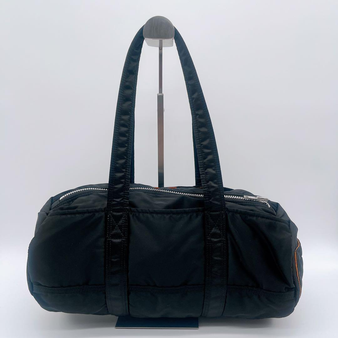 【PORTER】ポーター TANKER タンカー ドラムバッグ ブラック 黒