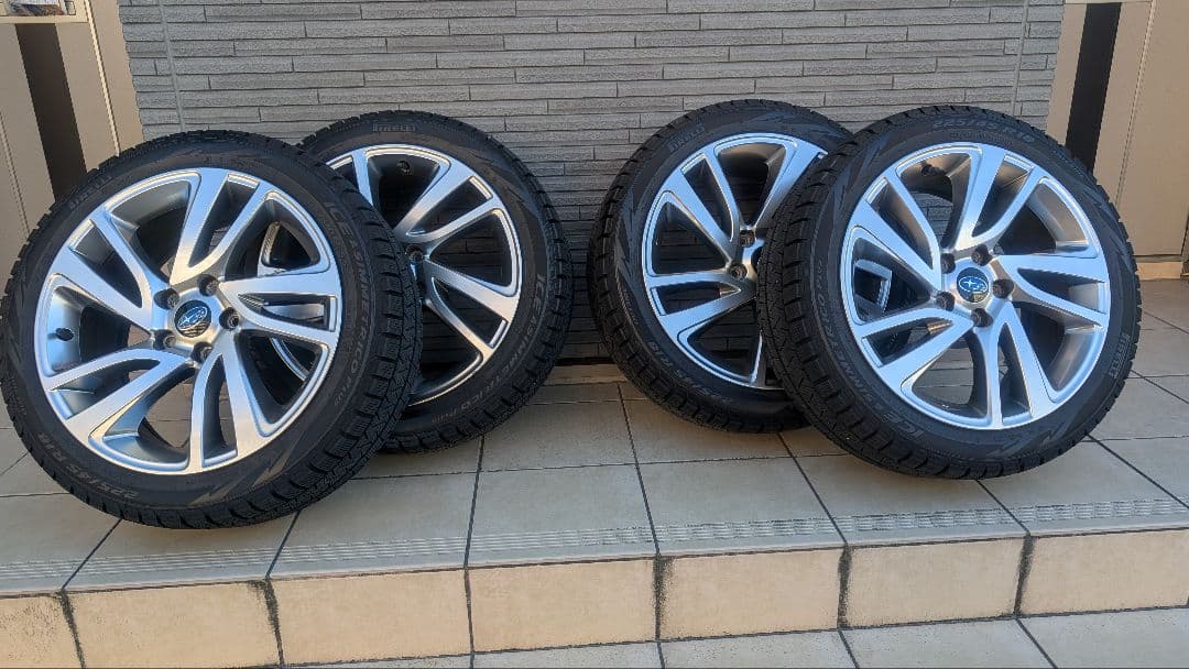 18インチスタッドレス スバル純正 アルミホイールセット 225/45/R18