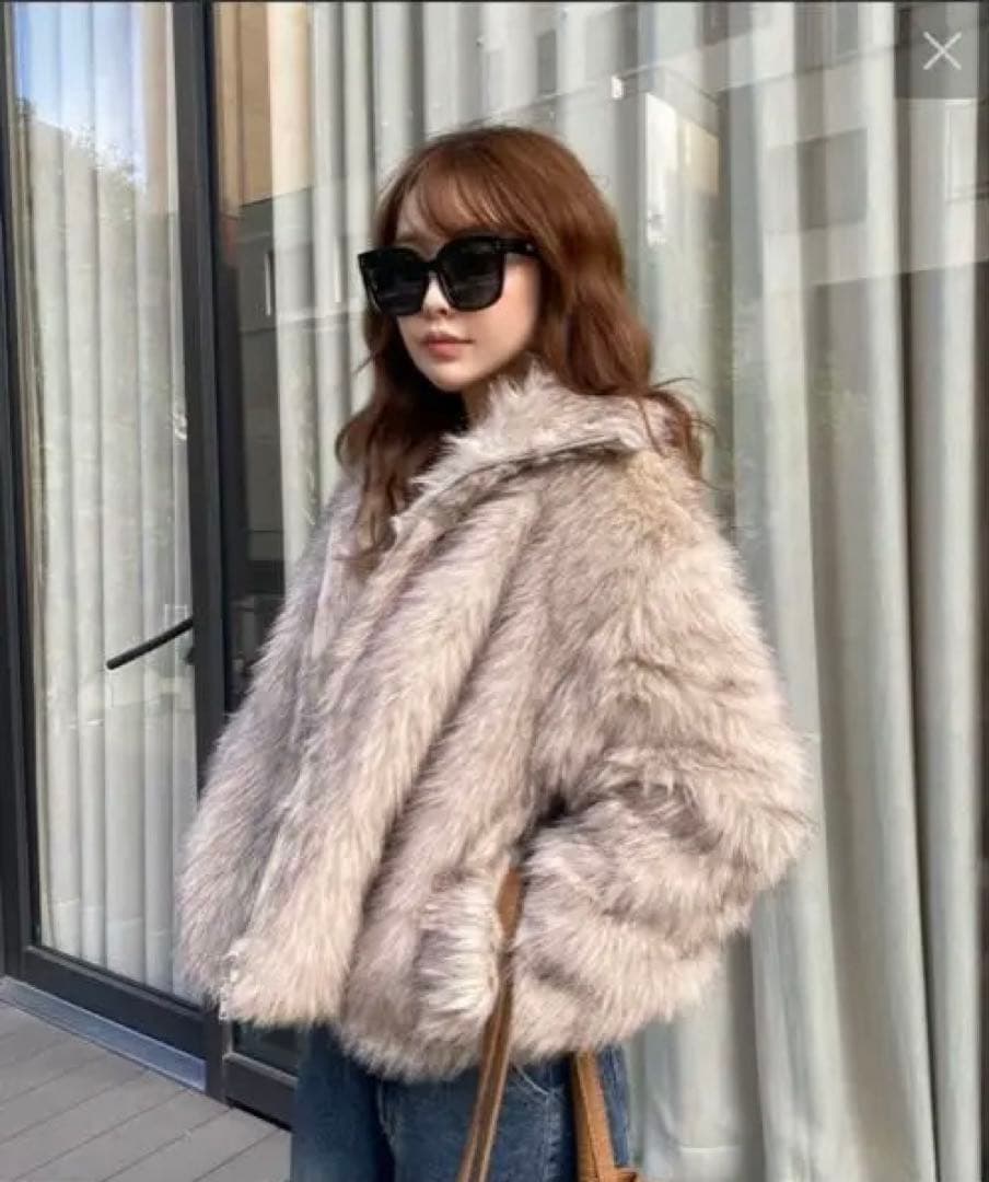 PAY CASSIN ダブルジップファーブルゾン Fサイズ