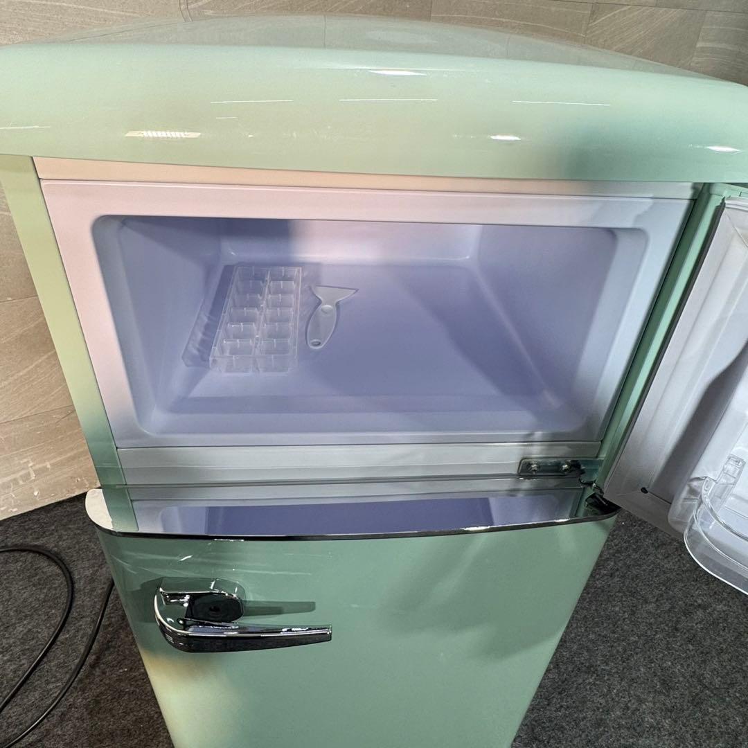 IRIS OHYAMA 冷蔵庫 小型 81L レトロ調 おしゃれ d3228