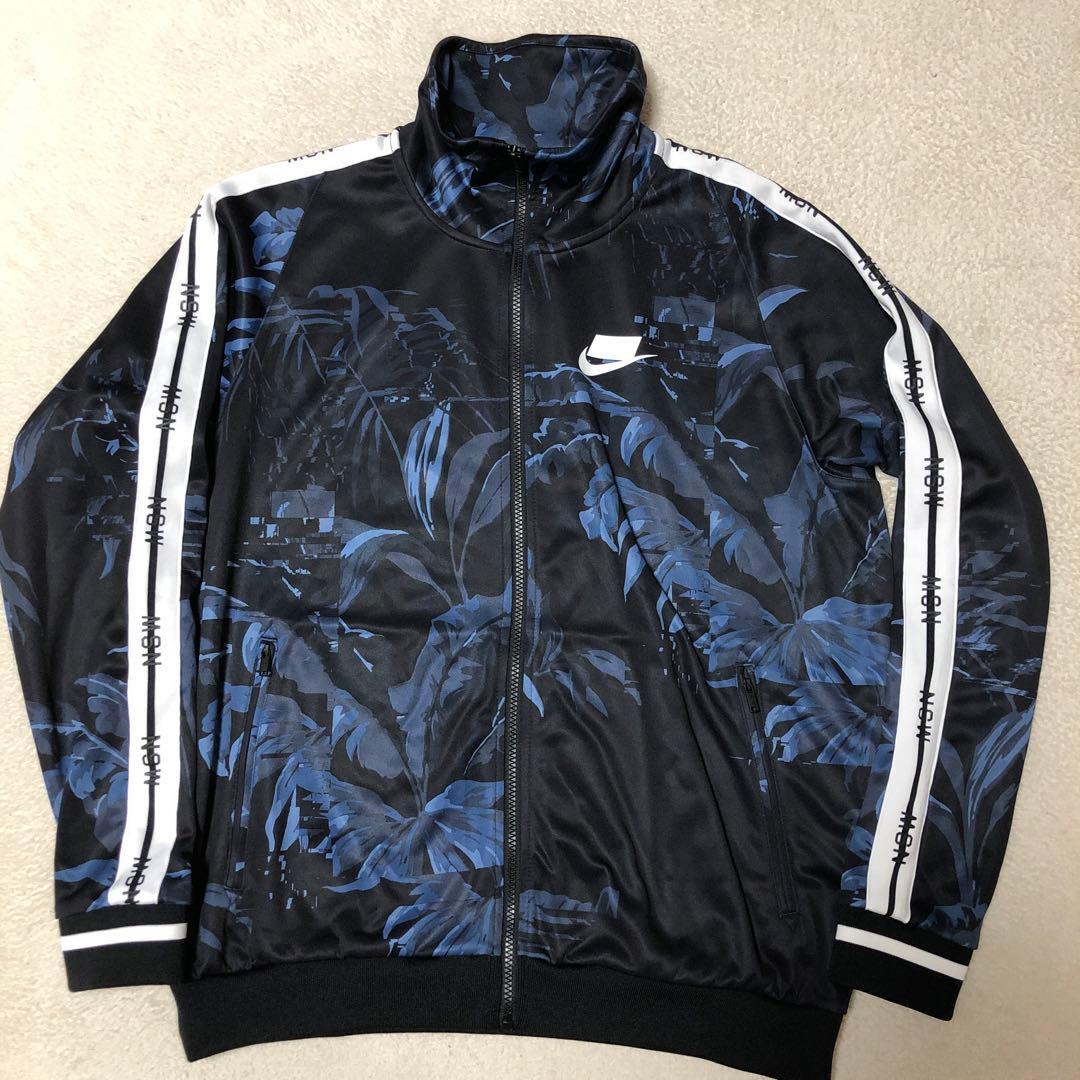 NIKE ナイキ　フローラル　花柄　ブラック　ジャージ　セットアップ　上下