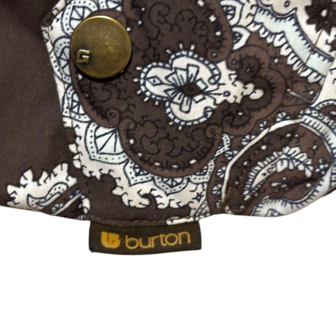 【美品】Burton バートン　スキーウェア　短丈　ペイズリー　S
