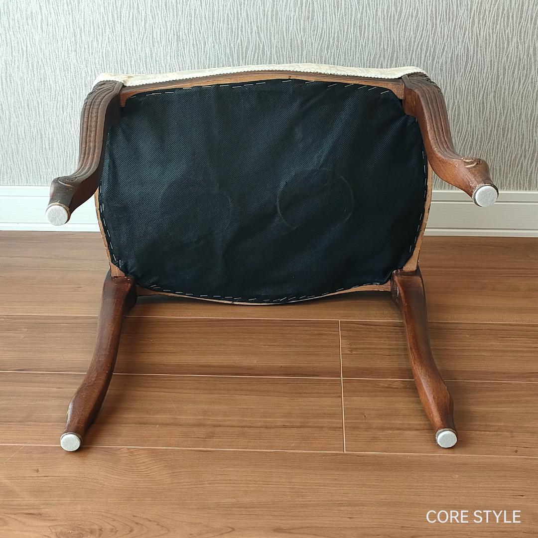 アンティーク スツール オットマン　イタリア 猫脚 　S2