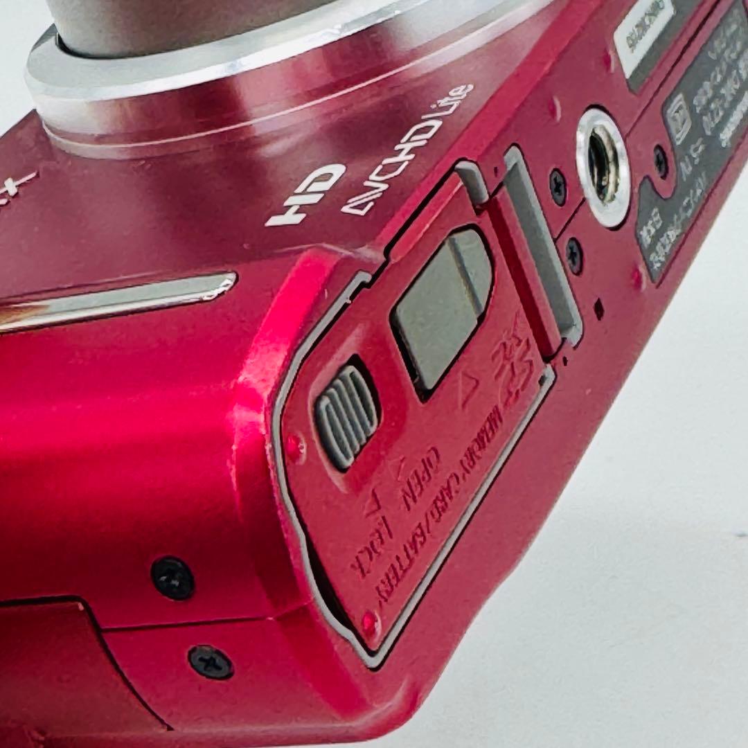 【外観美品】Panasonic LUMIX DMC-TZ10 レッド 赤