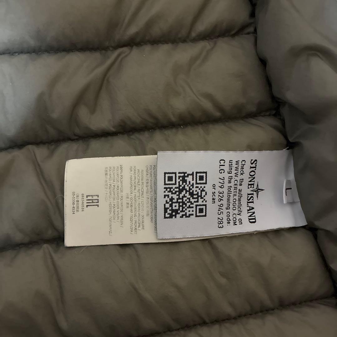 Stone  ストーンアイランド　ダウン　ライトダウン　正規品