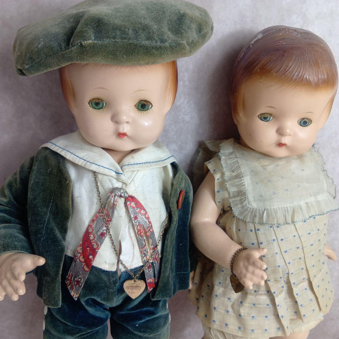 最終♥ふたり仲良しPATSY ANN 2体set アンティークコンポジション