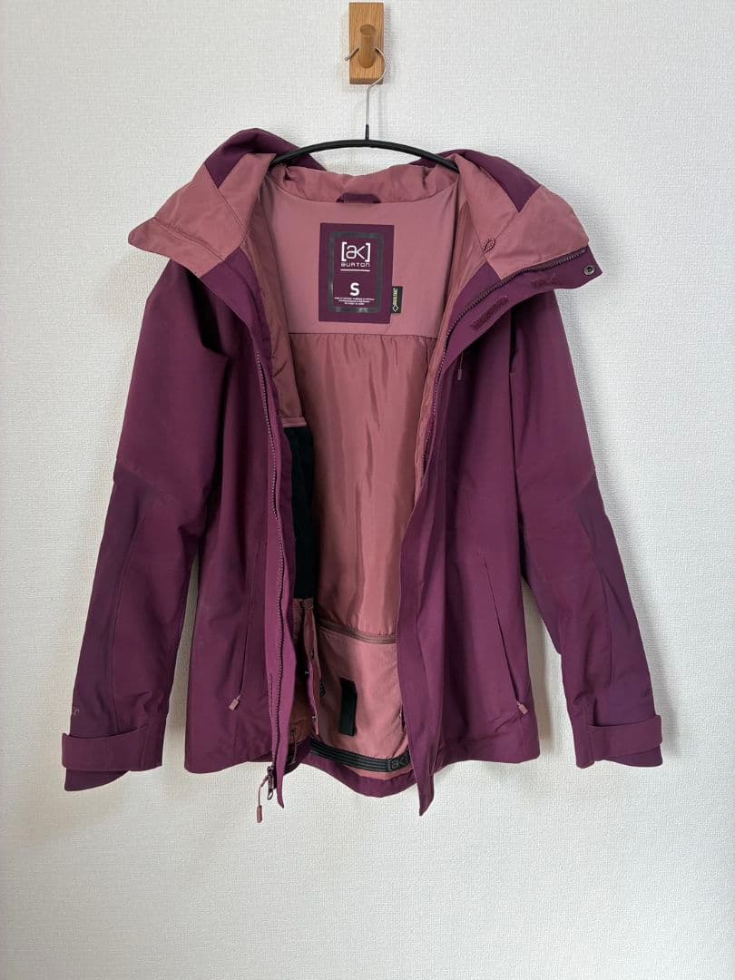 【BURTON[ak]】 レディース スノーボードウェア ゴアテックス 紫 Ｓ
